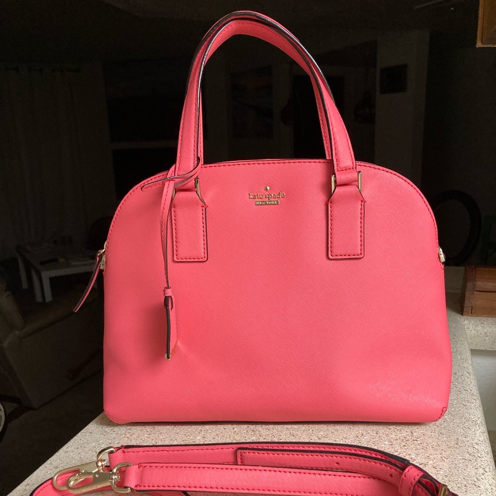 NWOT Kate Spade Pink Crossbody Handbag Satchel Tote Barbie Orig $328
